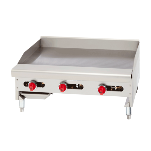 American Range  ARMG-24-24  Countertop Manual Griddle 24''W Griddle with 24''D Cooking Surface, Natural Gas, 60K BTU