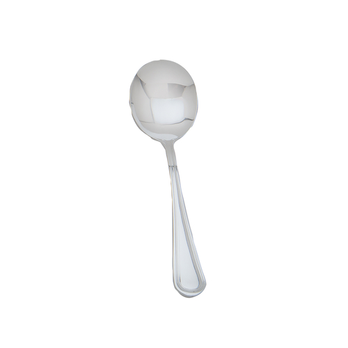1880 Hospitality  RE-102  Update Regency Bouillon Spoon, 5-3/4''L, heavy weight, 18/8 stainless, mirror polish