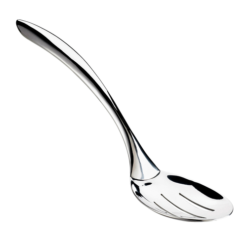 Browne USA Foodservice  573181  Eclipse Serving Spoon, 10'', slotted, stainless steel, mirror finish