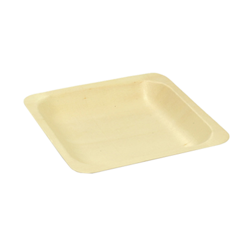 Front Of The House  DAP063NAW28  4.5'' Square Servewise Plate - Pack 200