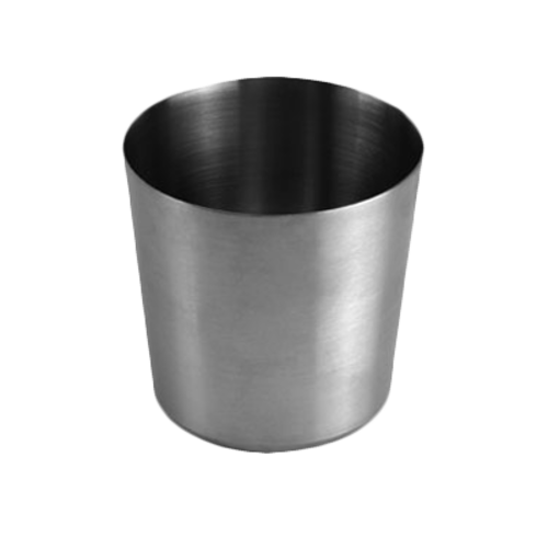 Thunder Group  SLFFC001  13 OZ, 3 3/8''X 3 3/8''H FRENCH FRY CUP, STAINLESS STEEL,  SATIN FINISHED