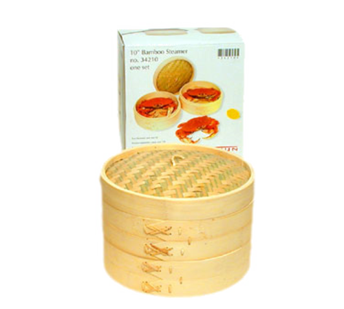 Town Equipment  34210  Bamboo Steamer Set, 10''