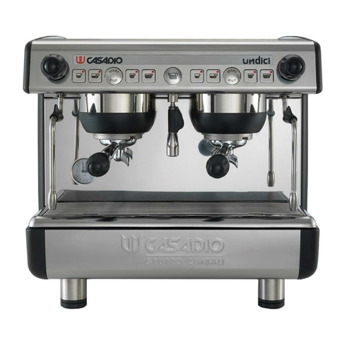 Espresso Soci  UNDICI A/2 COMPACT  Casadio Undici Compact 2 group automatic espresso machine, 208-240v