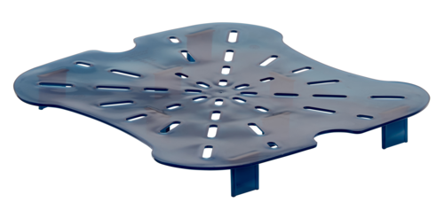 Cambro  12SFSFPDPP267  FreshPro Container Drain Shelf for 12, 18 & 22 qt., blue