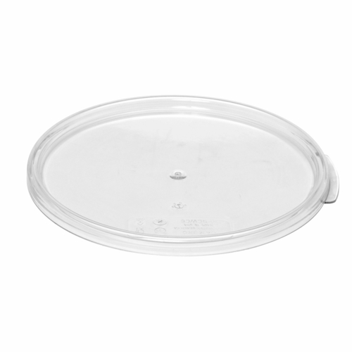Cambro  RFSCWC6135  Camwear Cover, for 6 & 8 qt. round storage container, clear, polycarbonate