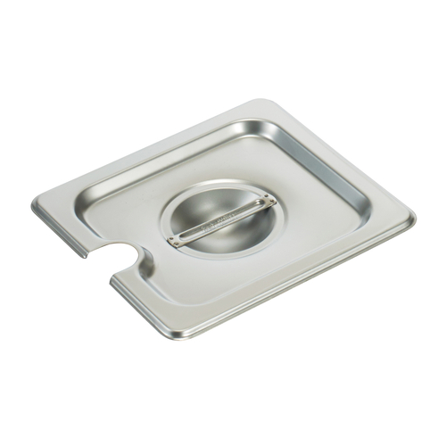 Winco  SPCS  S/S Steam Pan Cover, 1/6 Size, Slotted