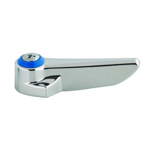 T&S Brass 001636-45 Lever Handle, 2-3/16'' long, blue index, for all standard T&S compression & cerama cartridges