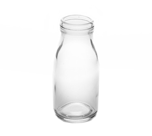 American Metalcraft  GMB8  GLASS MILK BOTTLE, 8 OZ. country of origin-CHINA