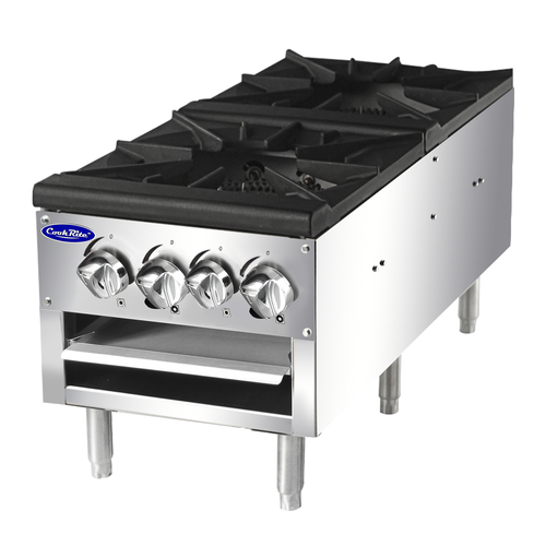 Atosa ATSP-18-2L Double Stock Pot Stove/Range, natural gas, 18'' height, 160,000 BTU - Image 2