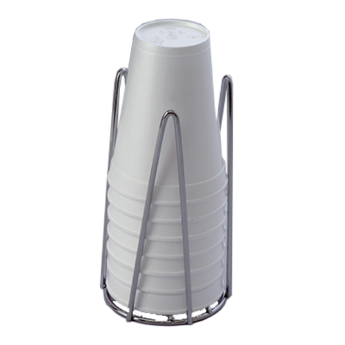 G.E.T. Enterprises  WIRCUP-3  3'' Chrome Plated Wire Cup Holder, 7'' tall