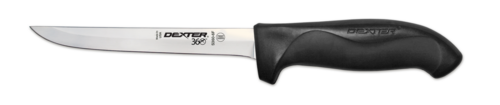Dexter Russell 36002 6'' narrow flexible boning knife, black handle