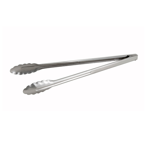 Winco UT-16 16'' S/S Utility Tong, Heavyweight, 0.9mm
