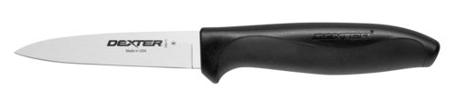 Dexter Russell 36000 31/2'' paring knife, black handle