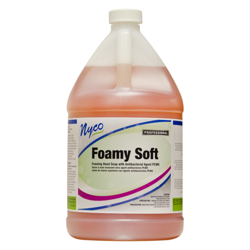 Nyco Products Company  NL556-G4  Foamy Soft Foaming Hand Soap with Antibacterial Agent PCMX, 1 Gallon