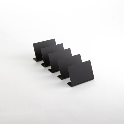 American Metalcraft  TBABLA8  TABLE TOP CHALKBOARD, BLACK, 5PKCHINA