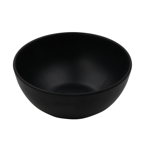 G.E.T. Enterprises  B-101-BK  7 oz., 4.5'' Top Dia., Round Melamine Soup Bowl. (10 oz Rim Full)