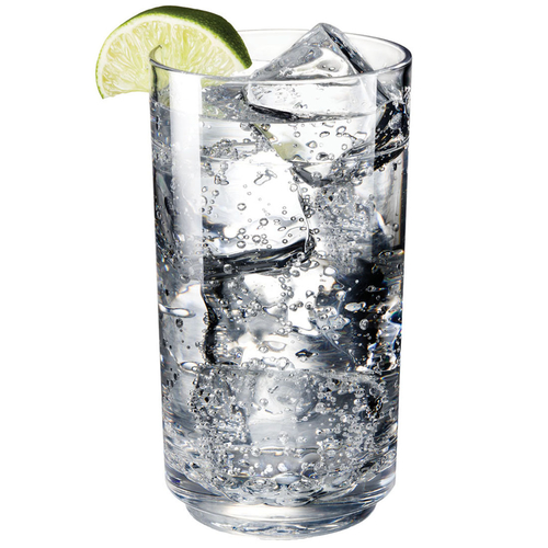 Drinique ELT-TA-CLR-24 Elite Tall Glass 14 oz. - CLEAR, (H 5-1/2'', T 3'', D 3'', B 2-1/4'') - Image 2