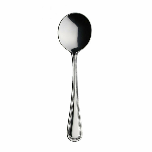 Libertyware  PRM5  Primrose Bouillon Spoon, 6-1/8'', extra heavy, 18/0 stainless, Mirror Polish