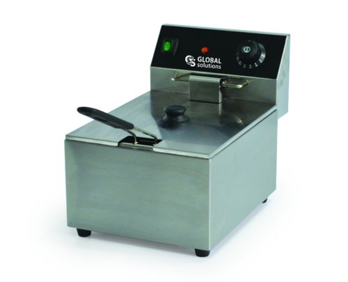 Global Solutions by Nemco GS1611-120 Countertop Electric Deep Fryer, 16lb capacity, 120v