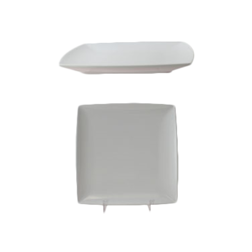 Thunder Group  29007WT  7 1/4'' SQUARE PLATE, 1/2'' DEEP