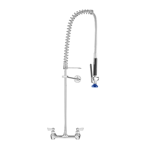 Fisher  13330  Pre-Rinse Unit, backsplash mount, 8'' centers, 21'' riser, 36'' hose, 1.15 GPM Ultra-Spray Valve