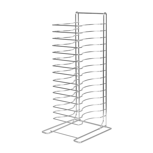 Winco  APZT-1015  Pizza Pan Rack, 15 Tiers, Alu, 27''H, Welded