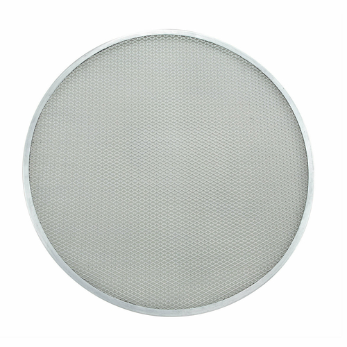 Winco  APZS-16  16'' Seamless Pizza Screen, Alu