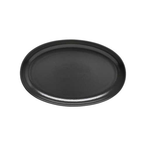 Costa Nova  SOA321-SEE  Oval platter 12-5/8'' x 8-1/8'' x 1 3/8''H, stoneware, Pacifica, Seed grey
