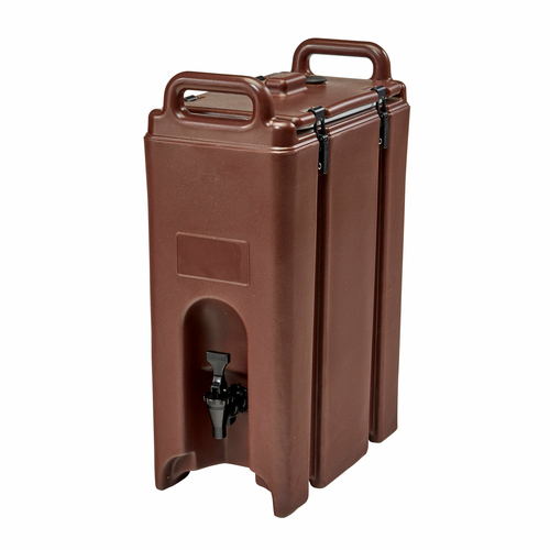 Cambro 500LCD131 Camtainer Beverage Carrier, 4-3/4 gallon, dark brown