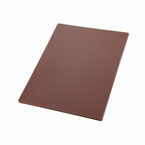 Winco  CBBN-1218  Cutting Board, 12'' x 18'' x 1/2'', Brown