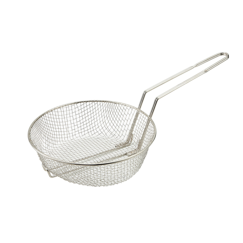 Winco MSB-08M 8'' Culinary Basket, Medium Mesh, Nickel Plated