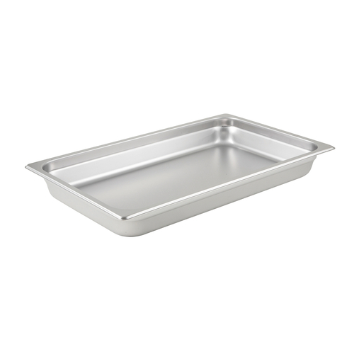 Winco SPJL-102 Anti-jam Steam Pan, Full-size, 2-1/2'', 25 Ga S/S