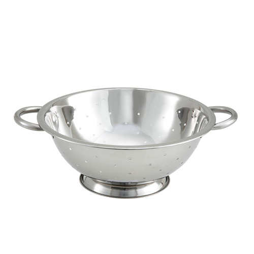 Winco COD-5 5qt Colander, 12'' Dia Bowl, S/S