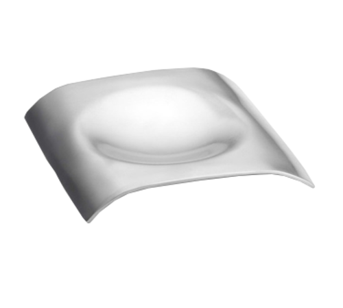 TableCraft Products HB3 Single Spoon Rest, Stainless Steel, 5 x 5 x .75''