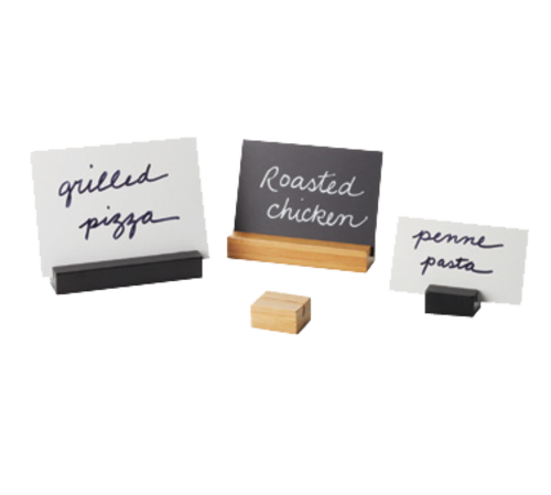 American Metalcraft  BAMBL125  CARD HOLDER, BAMBOO, BLACK, 1-1/4'' L country of origin-CHINA