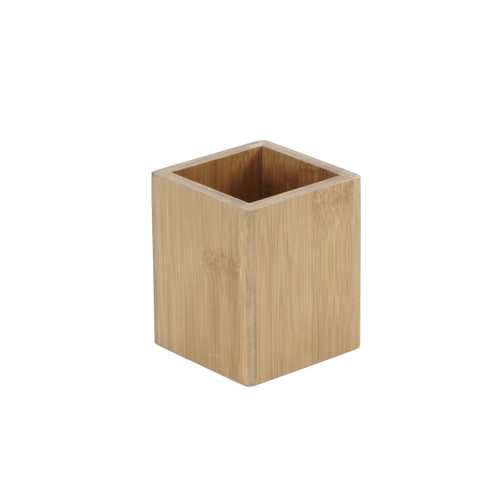 American Metalcraft WCBA4 WOOD BOX, BAMBOO, 4''SQCHINA