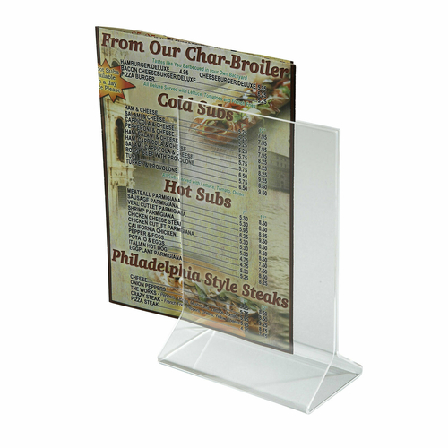Winco  ATCH-46  Acrylic Table Sign Holder, 4'' x 6''