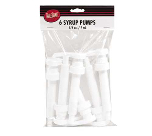 TableCraft Products C66128 .25 oz Economy Pump with 11'' Dip Tube, 28 mm Top