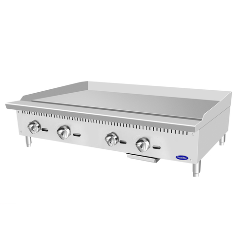 Atosa ATMG-48 Countertop Manual 48'' Griddle, Natural Gas, 120k BTU - Image 2