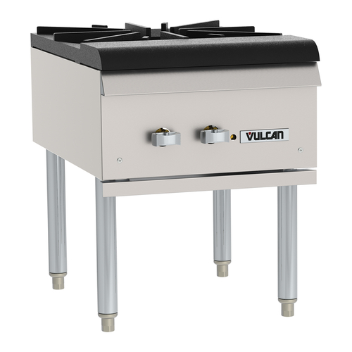 Vulcan VSP100-QS-PLATINUM Stock Pot Range, gas, 18''W x 24''D x 23''H, two-ring burner, 110,000 BTU