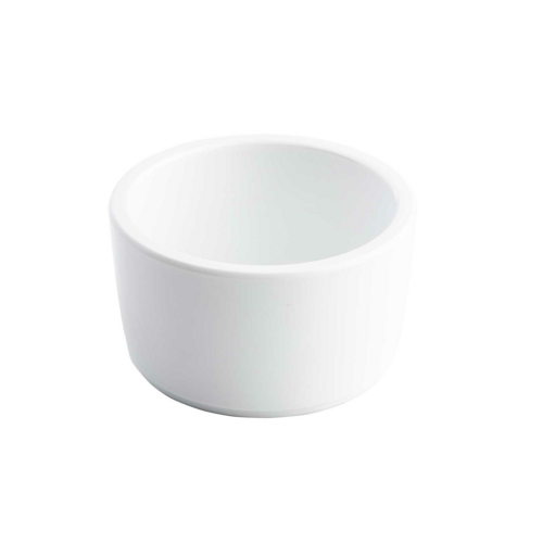 TableCraft Products  11409  Ramekin, 4 oz., 3.25'' round, 1.875''H, melamie, white