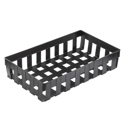 TableCraft Products  11696  Forge Collection Basket, 20-3/4''W x 12-3/4''D x 4-3/8''H, galvanized steel