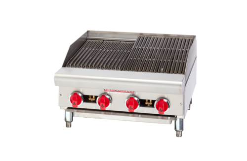 American Range ARSRB-24 Countertop Charbroiler, 24''W, Natural Gas, 60K BTU
