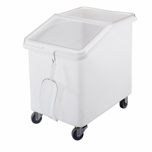 Cambro IBS37148 Ingredient Bin, mobile, 37 gallon capacity, white with clear cover