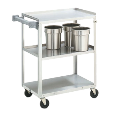 Vollrath 97120 Utility Cart, Stainless, 3-Shelf Truck, 27-1/2''L x 15-1/2''W x 32-5/8''H