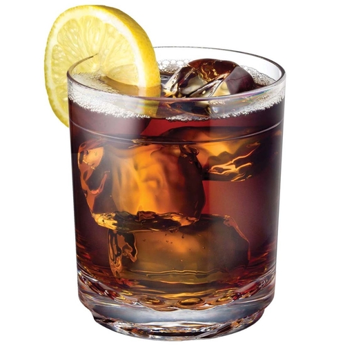 Drinique  ELT-TU-CLR-24  Elite Tumbler Glass 12 oz. - CLEAR, (H 3-7/8'', T 3-3/8'', D 3-3/8'', B 2-3/4'')