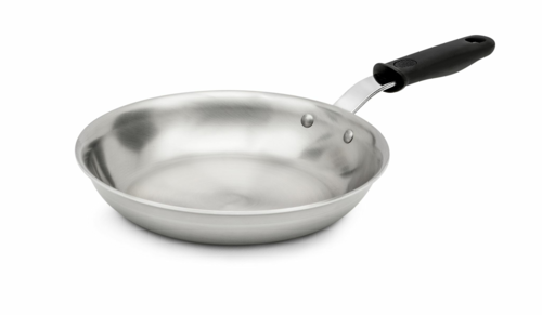 Vollrath 692108 Tribute Fry Pan, 8'', 3-ply, induction ready, natural finish, silicone handle
