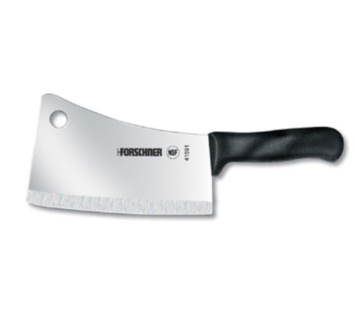 Victorinox Swiss Army  7.6059.16  Cleaver, 7'' x 3'', 15 oz., black polypropylene handle