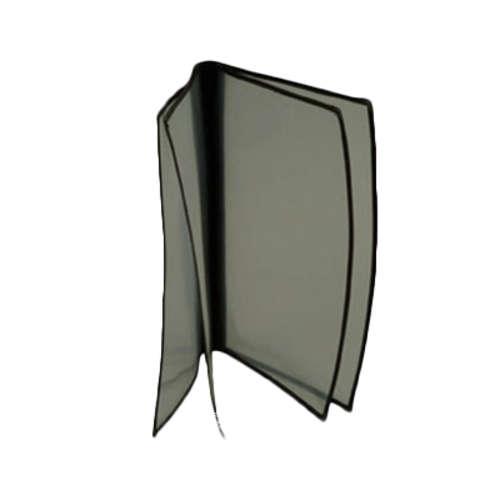 Thunder Group  PLMENU-4  4 PAGE BOOK FOLD MENU COVER, LONG SIZE 8 1/2'' X 14'', BLACK