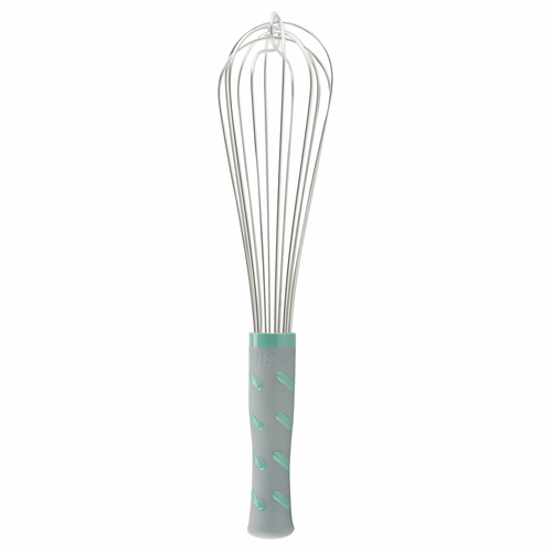 Vollrath  47091  French Whip, 12'' long, one-piece, aqua nylon handle
